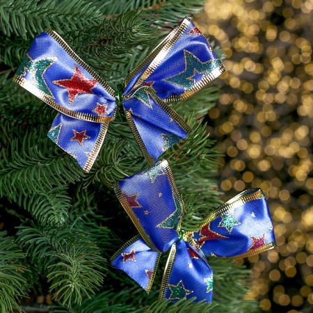 Bant for decor, set 2 pieces, blue color