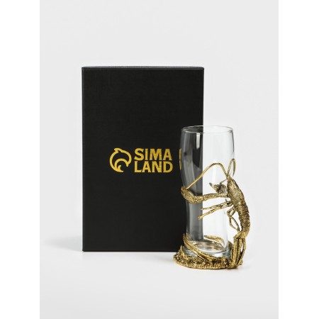 Beer glass "Cancer", gold