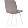 SHEET on a metal frame RALF Metal/velor, white/latte 44x53x83 cm