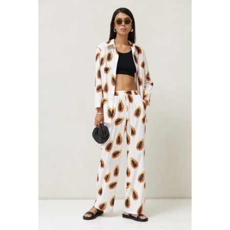Female set: shirt, trousers, size 54