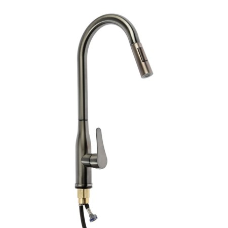 Zein Z3780 kitchen mixer, single -leaf, exhaust surplus, 2 modes, graphite-3