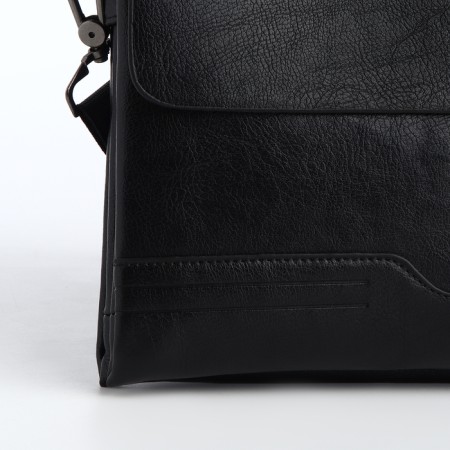 Male bag, black color-2
