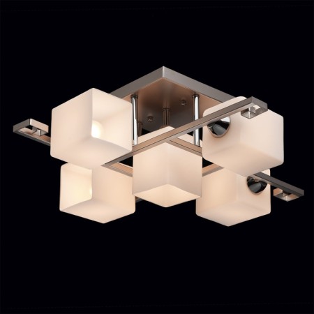 Tetro ceiling chandelier 5x60W E14 Metal 65x65x20cm-3