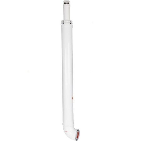 Элемент дымохода ROMMER RCA-6010-241220 АНТИЛЕД, d=60/100 мм, L=1220 мм, фланец-1