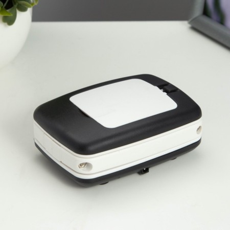 Table lamp with a 3x "Motor" LED 5W 3000K USB white-black 9x6.5x25cm Risalux-4