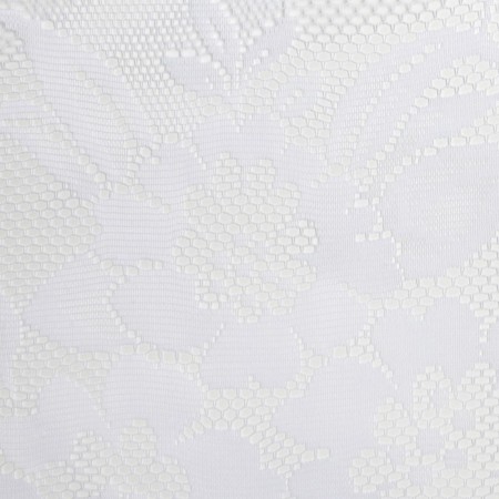 Curtain curtain without curtain tape, 160 x165 cm, white color, 100% polyester-1