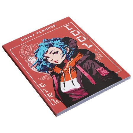 The diary of a non -stroke A5 80 sheets, soft cover "Fashionable Girl"-2