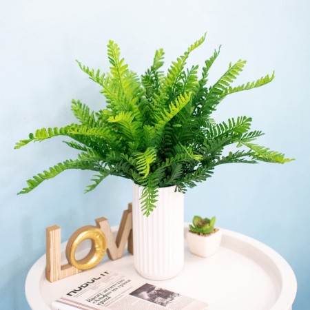 Fern artificial, height 46 cm, green color-1