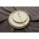 Serving porcelain dish with a magistro poursephona side, d = 20 cm, beige color