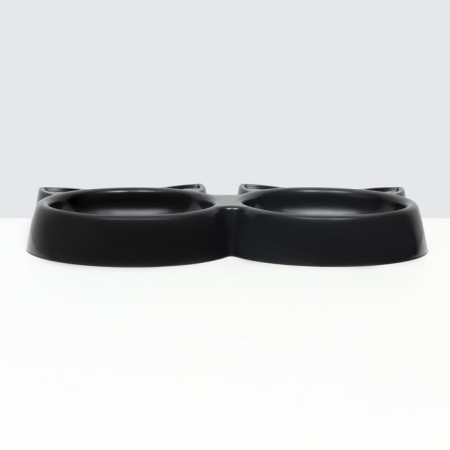 Plastic Double "cat" 27 x 14 x 3.5 cm, black-2