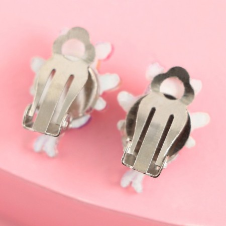 Earrings Clips Children's "Cute Lady"-4
