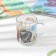 Mug "Cats of the Hermitage", 230 ml, glass, in gift packaging