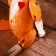 Souvenir "Rabbit" hanging paws, wood 40 cm