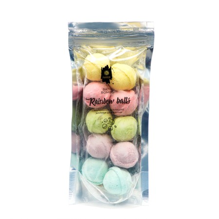 Rainbow Balls bath bombs, 150 g
