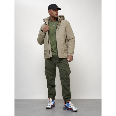 Male spring jacket, size 50, beige color-11