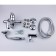 Bronze de Luxe Tiffany 1904cr bath mixer, with shower, pour 215 mm, chrome