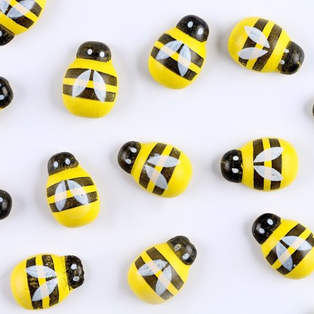 A set of decorative stickers "Bees" 20 pcs 2.5 × 1.8 cm-1