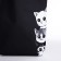 Bag Schoper cats, 40x12x38, black color