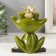 Souvenir Polystone Lak "Frog - Princess" Head on the spring 14.5x11x8.2 cm