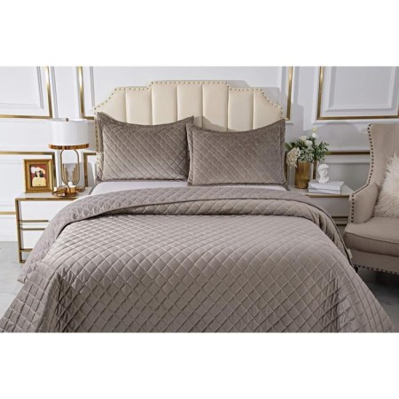 A set with a veil "Nathaniel", size 160x220 cm, 50x70 cm, color gray color-1