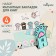 A set of magnetic bookmark for books Calligrata 4 pieces, "legs", mix