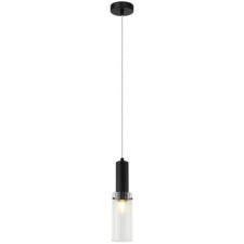 Suspension lamp Wunder 1xe14 40W, size 8x8x35-150 cm, black color