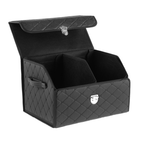 Organizer COFR in the trunk of a car, sakvozh 45 × 32 × 30 cm, eco -legged, with a lock-2