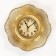 Wall clock, series: interior, discrete move, 26 x 26 cm, d-11.5 cm, aa
