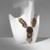 Necklace "India" flower, color black gold, 47 cm