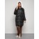 Coat insulated winter female, size 46, black color