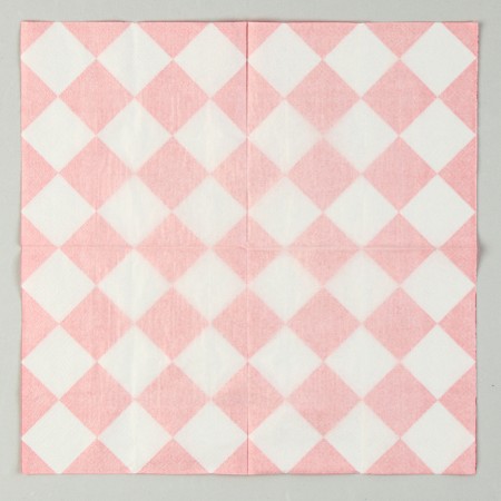 Paper Napkins "Red Rombics" 33x33 cm, set 20 pcs.-2