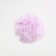 A toy for cats "fur ball", artificial fur, 5 cm, lilac