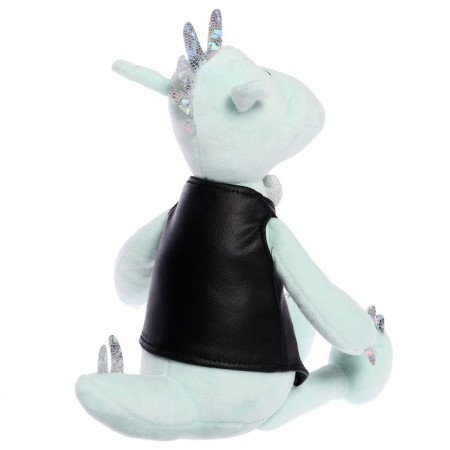 Soft toy "Dragon diesel in a vest", 25 cm, mint color-2