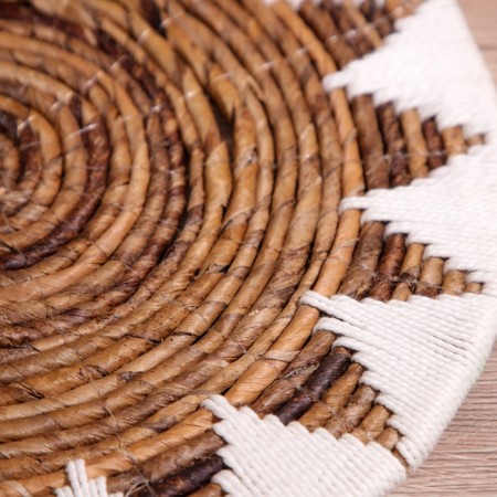 Wicker rug round 38 cm-2