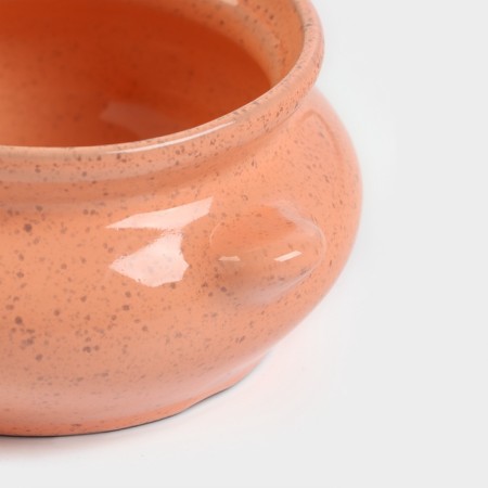 Borisovsky ceramics “Flamingo”, 500 ml, 13 × 19.5 cm, pink baking pot-2