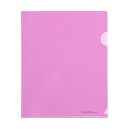 A5+, 180 μm folder, Erichkrause "Matt Pastel Bloom", opaque, with embossing "Sand", mix-4