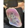 Protective cape on the back of the car's seat "Musical unicorn"