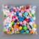 A set of textile details for the decor "Pompone", 400 pcs., Size: from 8 to 30 mm