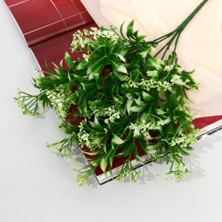 Bouquet "Maisky valley" 29 cm, white-green