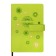The diary is notathered, A5, 140l, cage, region, with a refrain, flowers, green