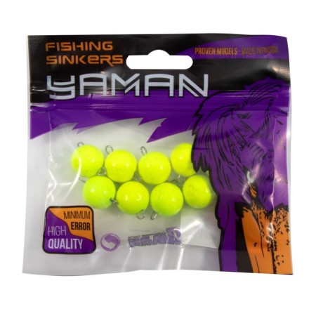 Cargo Cheburashka painted collapsible Yaman 10 pcs., 24 g, yellow-4