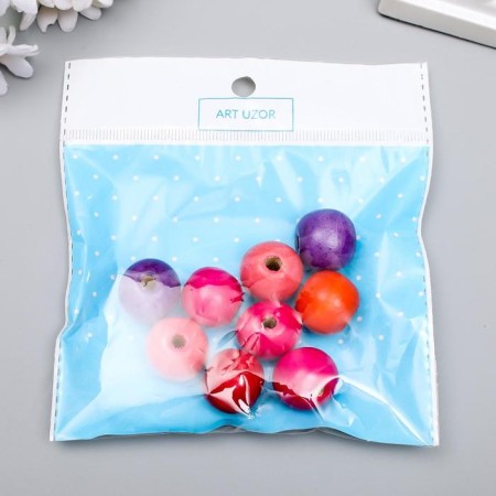 Beads for creativity tree "Multi -colored" set 20 g 2x2x2 cm-2