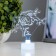 Light "Frog" LED RGB 6 colors from batteries LR1130, 3pc 10x9.5 cm Risalux