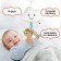 Musical Suspension "Leon Lion", with a squeak, on a crib, stroller, crumb I
