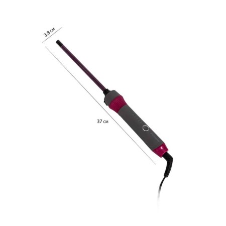 Pioneer HS-10125 curling iron, ceramics, d = 10 mm, up to 200 ° C, pink-gray-8
