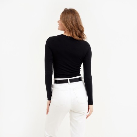 Longsliv Women's Minaku: Basic Line Black Color, Rr. 46-3