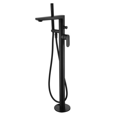Wasserkraft Elbe 7421 bath mixer, single -leaf, floor, pour 225 mm, black