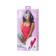 A vibrator with a clitoral stimulant Jos Elly, heated, pink, 21.5 cm
