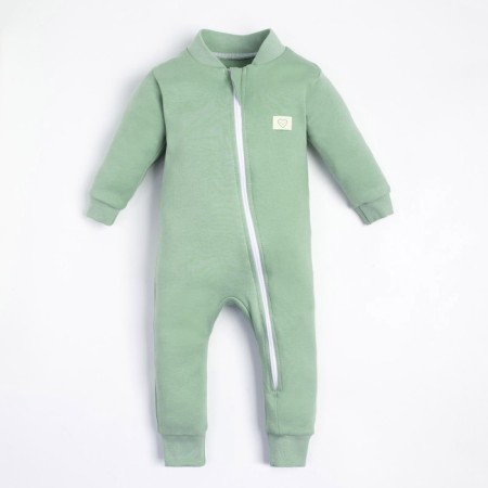 Combineson with zipper crumbs, I am Basic Line, height 74-80 cm, green