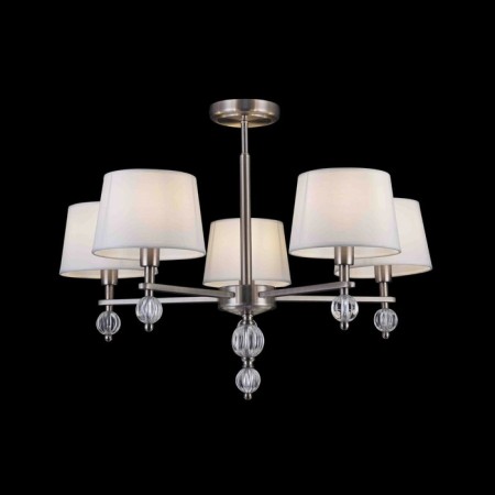 Milena 5x60W E14 chandelier Nickel